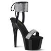 Pleaser - ADORE770 Sandale à bride à la cheville, Pole dance chaussures - Noir Product image